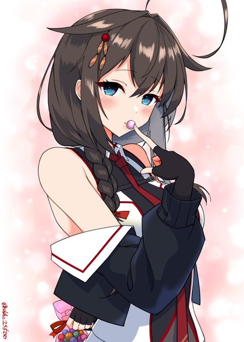 #今月描いた絵を晒そう 
バレンタイン時雨だけ 