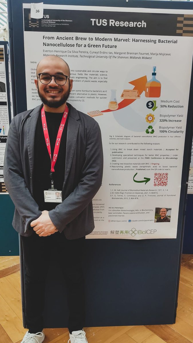 EcoPlastiC was presented at the TUS Research Week 2024! 🎊 EcoPlastiC Project Coordinator @BrennanFournet gave a talk and TUS PhD student @araujeovs received several awards! 🏅 Read the full debrief here: 🔗 ecoplasticproject.eu/posts/ecoplast… #conference #networking