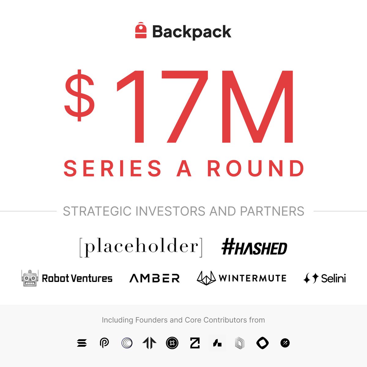 We're happy to announce our $17 Million strategic series A round led by <a href="/placeholdervc/">Placeholder</a>.