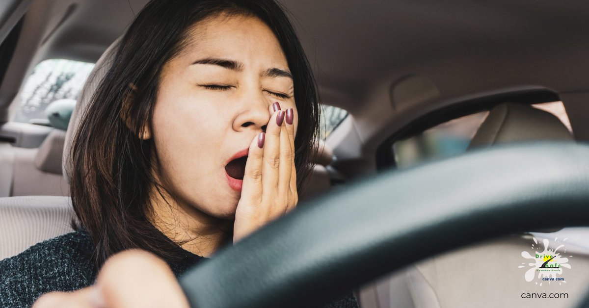 Fighting off those Z's behind the wheel? 😴🚗 Stay safe, folks. Don't drive drowsy! ⚠️💤 #DriveAlert #NoSnoozeCruise #StayAwakeStayAlive