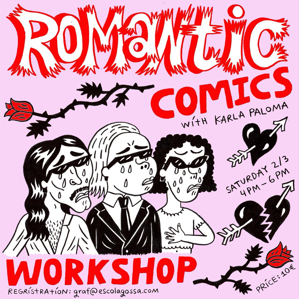 FabraiCoats's tweet photo. ROMANTIC COMICS
🗓️Dissabte i Diumenge 2 i 3 de març
🕓16:00 a 18:00
📍Recinte @FabraiCoats
#fabraicoats #graf2024 #dissabte #romantic #dibuix #comics #romanticcomics https://t.co/OJ97iFgmVZ