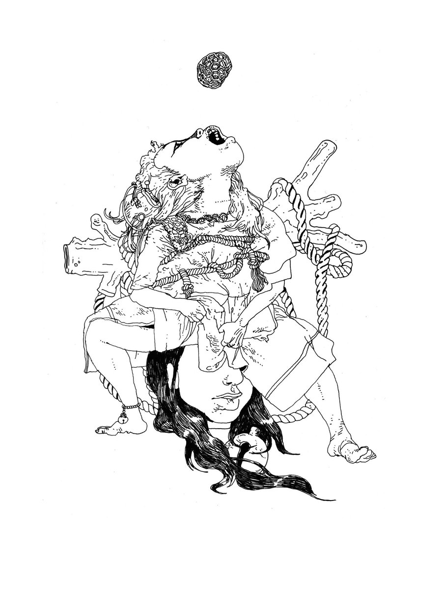 «El hecho de que el dibujo no sea perfecto, de distorsionar ciertas proporciones era algo que tenía mucho en mente, sacarme de encima cierta necesidad de perfección/control que también me quitaba disfrute en la práctica».

Sike

👉revistablast.com/opiniones/el-n…