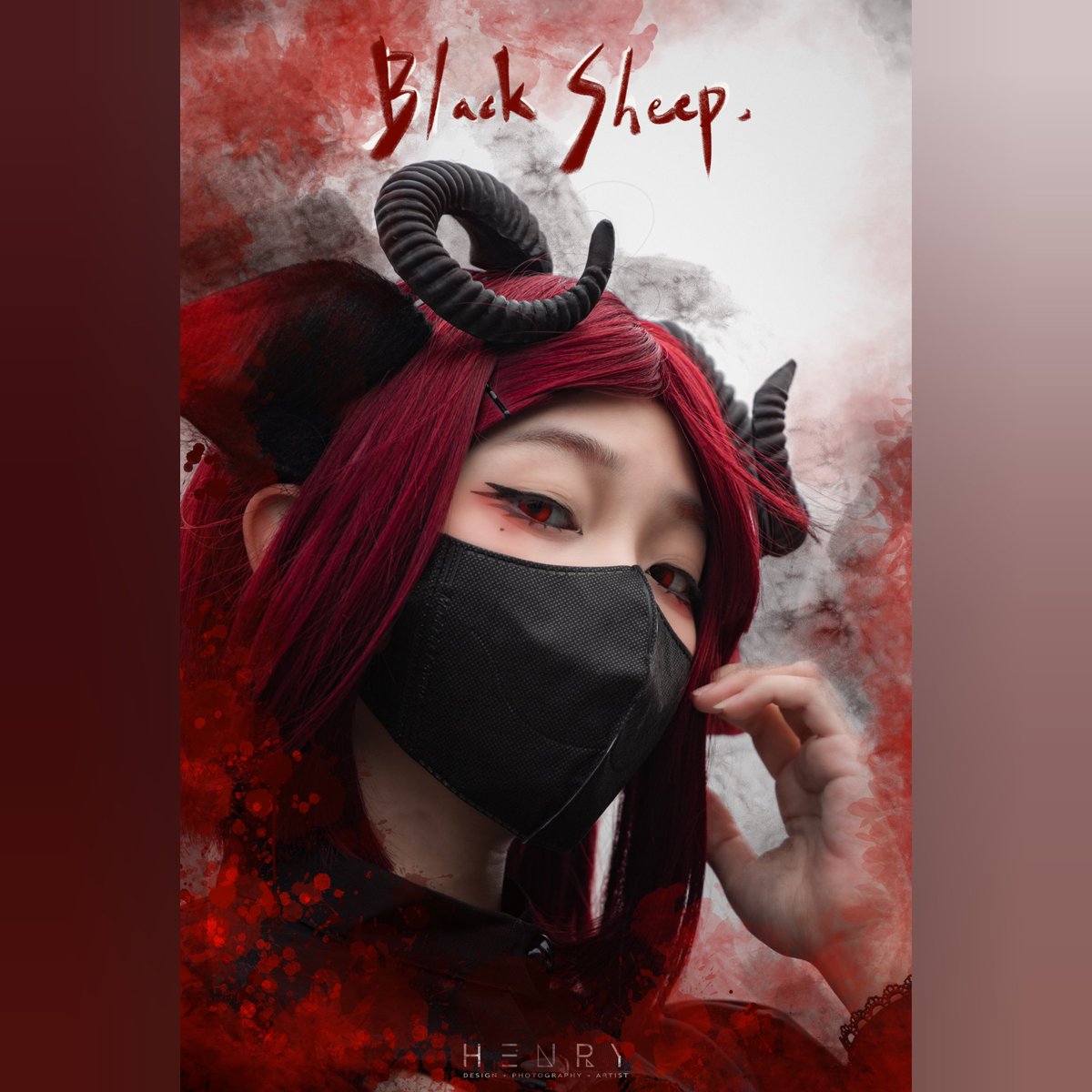 DM_030_'s tweet image. 『FF42』暗黑護士〔3〕

感謝大佬的後製，我感覺我的眼神更有讓人去死的氛圍了🤣

📷攝影：@henrywu0079

#ff42 #D1 #場照 #山羊 #護士 #暗黑風 #DM呆喵 #呆喵