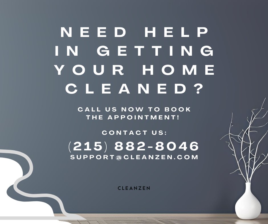 Need help in getting your home cleaned? 

We got your back! 💪

Call us now to book the appointment! ✨✨

#BaseboardCleaning #CleaningTips #HouseCleaning #ProfessionalCleaning #DustRemoval #GrimeCleaning #CleaningHacks #Blog #Tips #Professionals #Cleaners #Philadelphia #Cleanzen