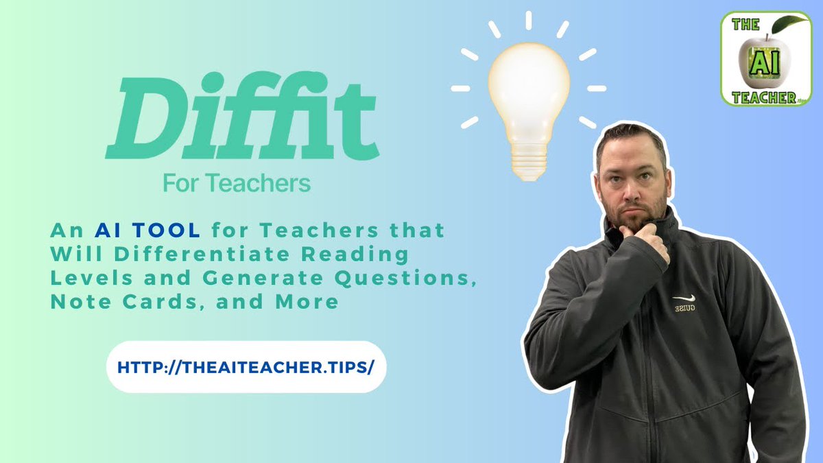 Diffit saves teachers time...period! Click for more bsapp.ai/qI82OowhL @diffitapp #productivity #edtech #wegotteched #chrome #tool #teachers #nickgotteched #gottechedthepodcast #reading #lessons #teaching #AI #creativity #flippedclassroom #classroom