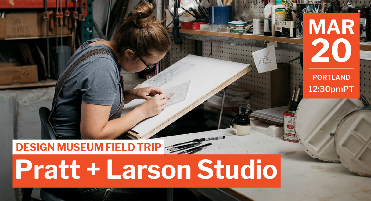 codesigncollab's tweet image. Join us for an upcoming Portland field trip touring the @PrattandLarson studio on March 20! Connect with fellow designers and learn about the leading handmade luxury tilemaker.
RSVP:loom.ly/z3FNdAs
#FieldTrip #PortlandDesign