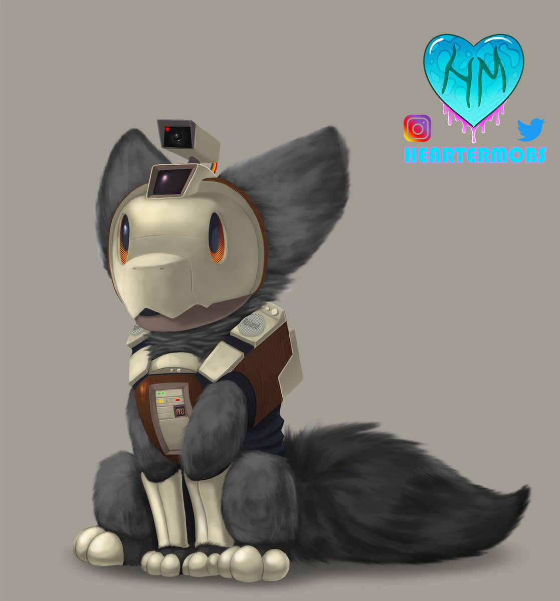 Hey y'all sorry i have been gone for a while. I have been moving house and having a bit of a break. Currently working on G.E.M. and Protogem lore! 

Here, have a retro bean. 

#furry #furryart