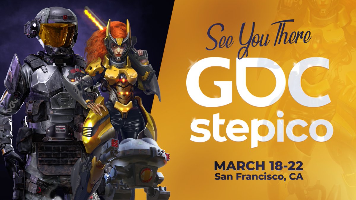 StepicoGame's tweet image. Exciting news! 
Stepico is gearing up for #GDC2024! 🎮

Join us as we dive into the latest trends &amp;amp; tech shaping the gaming industry. Can&apos;t wait to reconnect with familiar faces, forge new connections, and ignite collaborations.

Let&apos;s empower the gaming community together! 🤝…