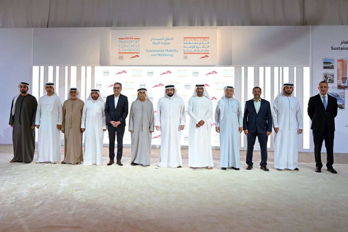 Under the patronage of @HamdanMohammed, @AhmedMohammed opens the 5th UITP MENA Transport Congress and Exhibition 2024. The event, hosted by @rta_dubai in partnership with the International Association of Public Transport (UITP), runs for three days at the Dubai World Trade