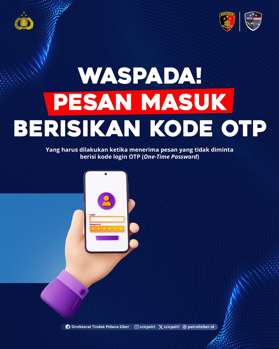 Direktorat Tindak Pidana Siber Bareskrim Polri tweet media