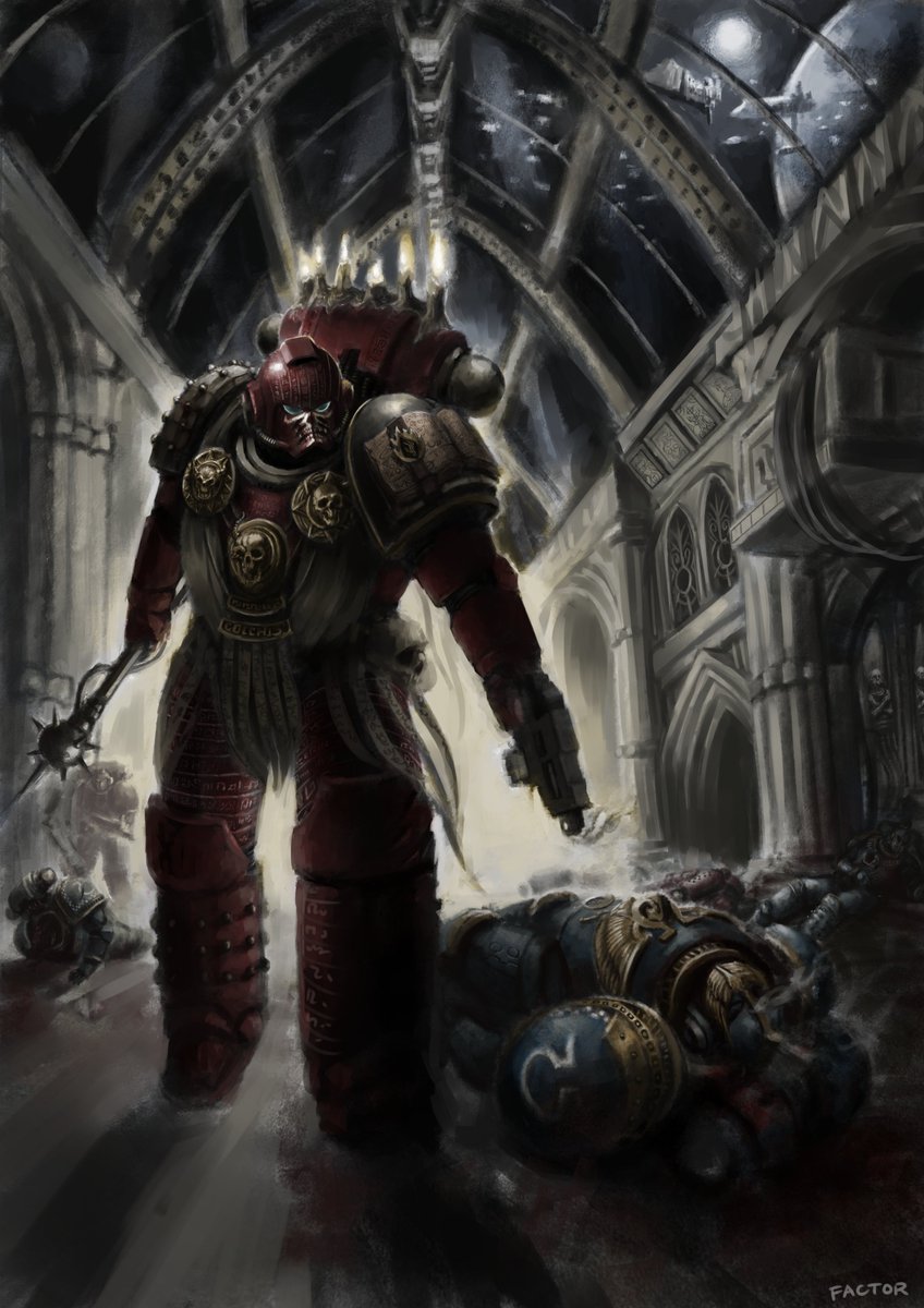 "Shadow Crusade"
silly lil' word bearer things.

#WarhammerArt #WarhammerCommunity