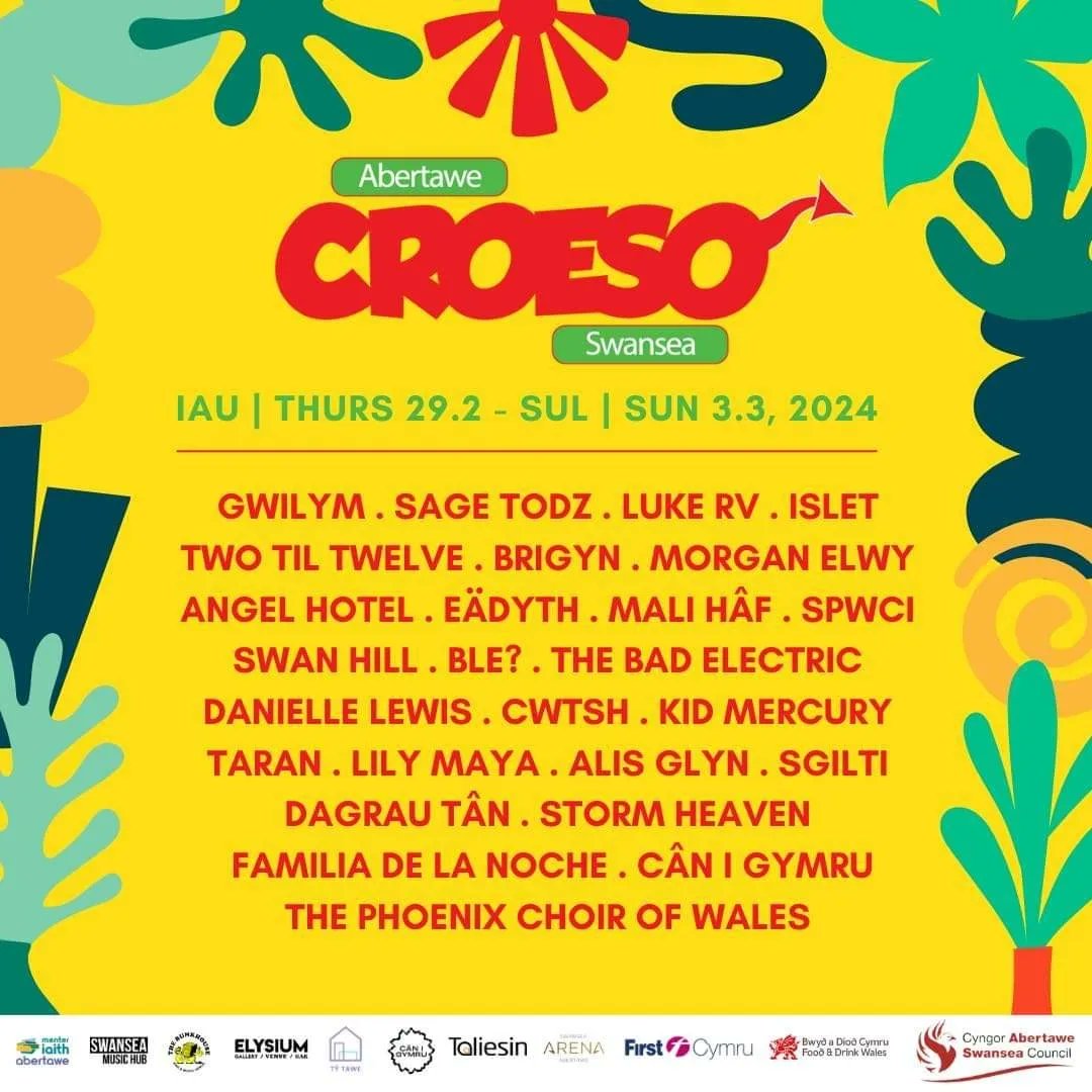 Two gigs this week! 

Thursday 29th Feb, we're at @bunkhouseswansea, supporting <a href="/TheModernRogues/">The Modern Rogues</a> with <a href="/bowenduo/">BOWEN</a> and <a href="/beddisjosh/">josh beddis</a>. 

🎟️ - £5 Adv/£7 OTD

You can then catch us on Sunday afternoon in St David's Square in Swansea as part of Croeso Festival. We're on stage around 2pm