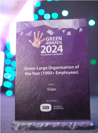 We are delighted to have won the Green Large Organisation of the Year award @green_awards It is a recognition of our Living Proof sustainability strategy at work in our facilities and our family farms. Thank you to all those working to make a difference! #GreenAwardsIRL