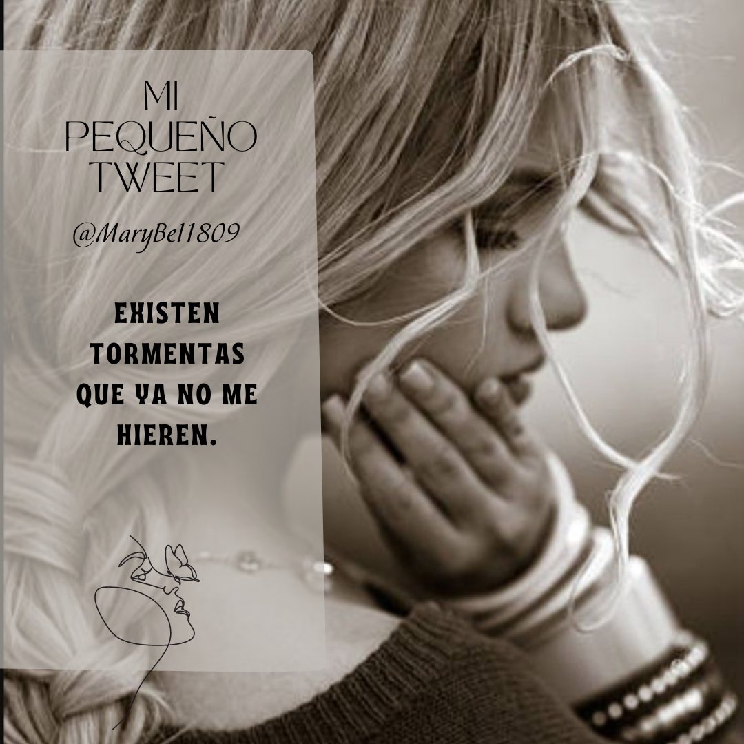 MI PEQUEÑO TWEET 
Existen tormentas que ya no me hieren.

#MisLetras2024 #LíneasVerdaderas #MiPequeñoTweet #LYF15 
#Febrero28 #BuenosDias