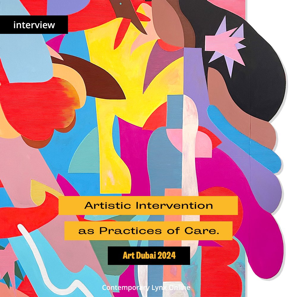 💡 In conversation with Emiliano Valdes, curator at Art Dubai 2024 👉 contemporarylynx.co.uk/artistic-inter… 🗓️ Art Dubai 2024 from 1-3 March 2024