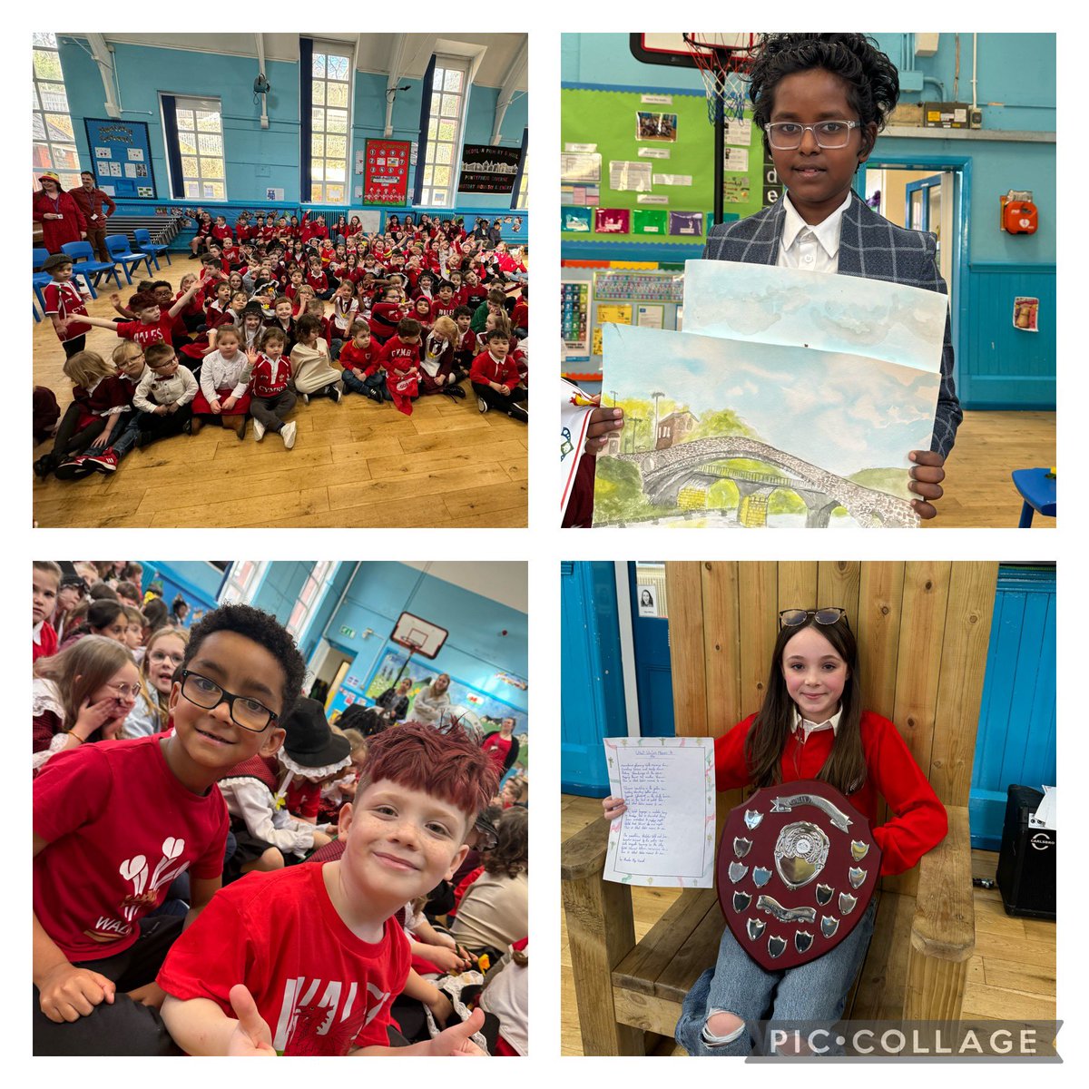 Amser gwych yn Eisteddfod Coed-Y-Lan, we all had a great time. Da iawn Criw Cymraeg for presenting the awards and Phoebe, who won the poetry competition and is our Bard for 2024, llongyfarchiadau mawr 🏴󠁧󠁢󠁷󠁬󠁳󠁿🎉