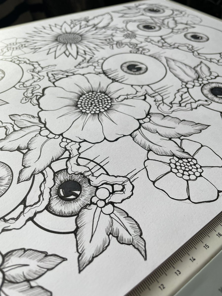 Something new I’ve been working on. Pen and ink <a href="/deftpunkart/">Deft Punk Art Club</a> <a href="/ArtofCardano/">Art of Cardano🎨</a>