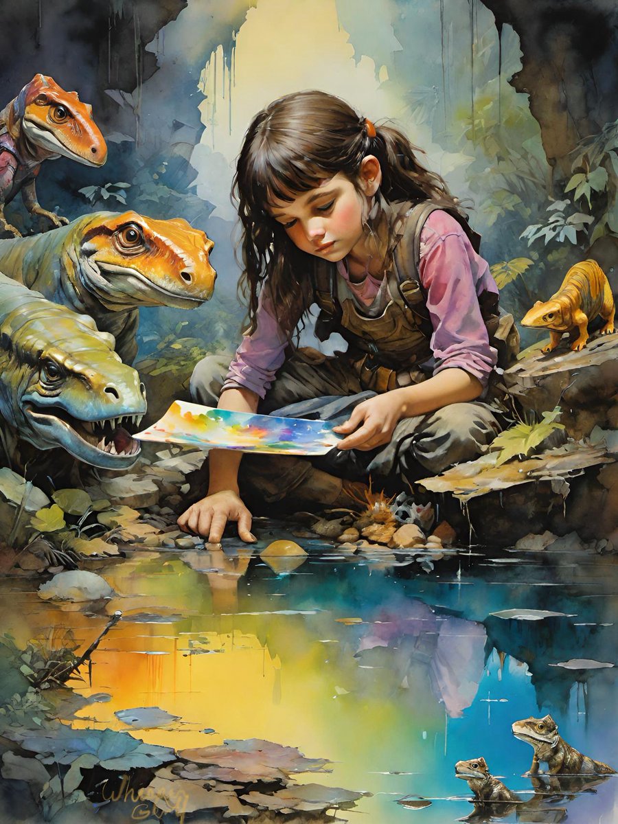 Immerse yourself in what you love. We need more artists, scientists and happy people.