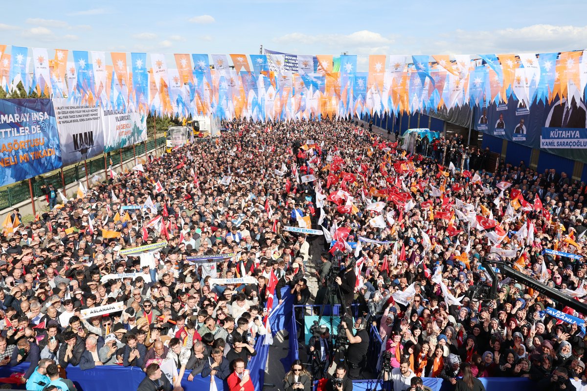 Anadolu’nun beylerbeyi, millî irade şehri Kütahya… Teşekkürler Kütahya! 🇹🇷