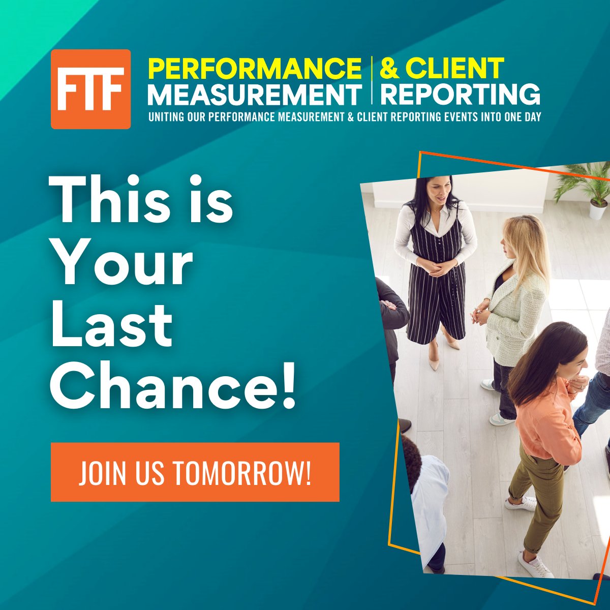 ⏰ This. Is. It. ⏰ Your last chance to attend the best conference for Performance Measurement &amp; Client Reporting TOMORROW in NYC!

Don't wait any longer! Register now: pages.ftfnews.com/event-registra…    

#performancemeasurement #clientreporting #futureofwork