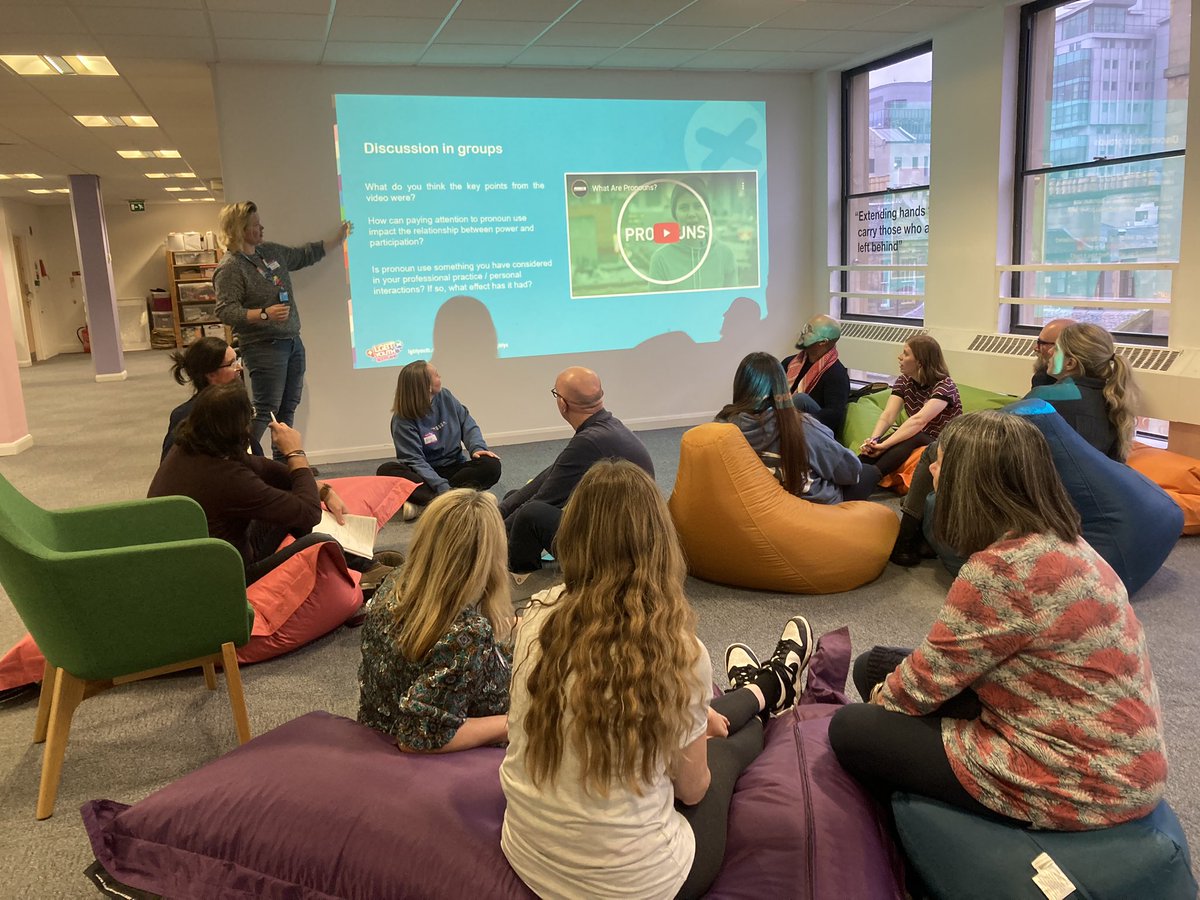 StafScot's tweet photo. 💜Fanatsic morning so far at the #partycipation gathering. Great to have input from @ohov @lgbtscot @YJVScotland YPOC @Aberdeenshire. Thanks to support from steering group @circle @CYCJScotland @tfn_scot @CYPCS https://t.co/zzog4c8xDh