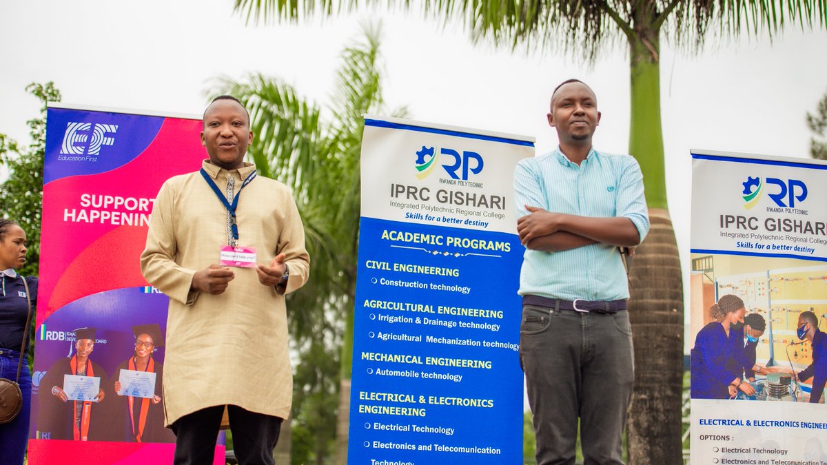 GishariCollege's tweet photo. Today, we were honored to welcome the @EfRwanda   team for a special in-person support tour aiming at providing guidance to final-year students and recognizing top achievers in the English proficiency and communication training program. https://t.co/mokSdc5FfC