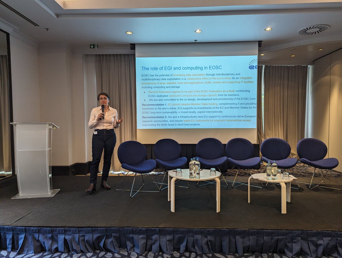 🗯️ E-infrastructures offer a broad range of services, from discoverability to data management. Use them! Tiziana Ferrari on the role of the E-infrastructures within the EOSC context