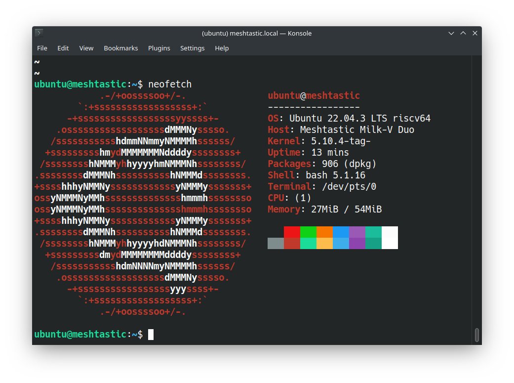 markbirss's tweet photo. Meshtastic on Milk-V Duo  - linux-native riscv64 https://t.co/37MT3NBt1q