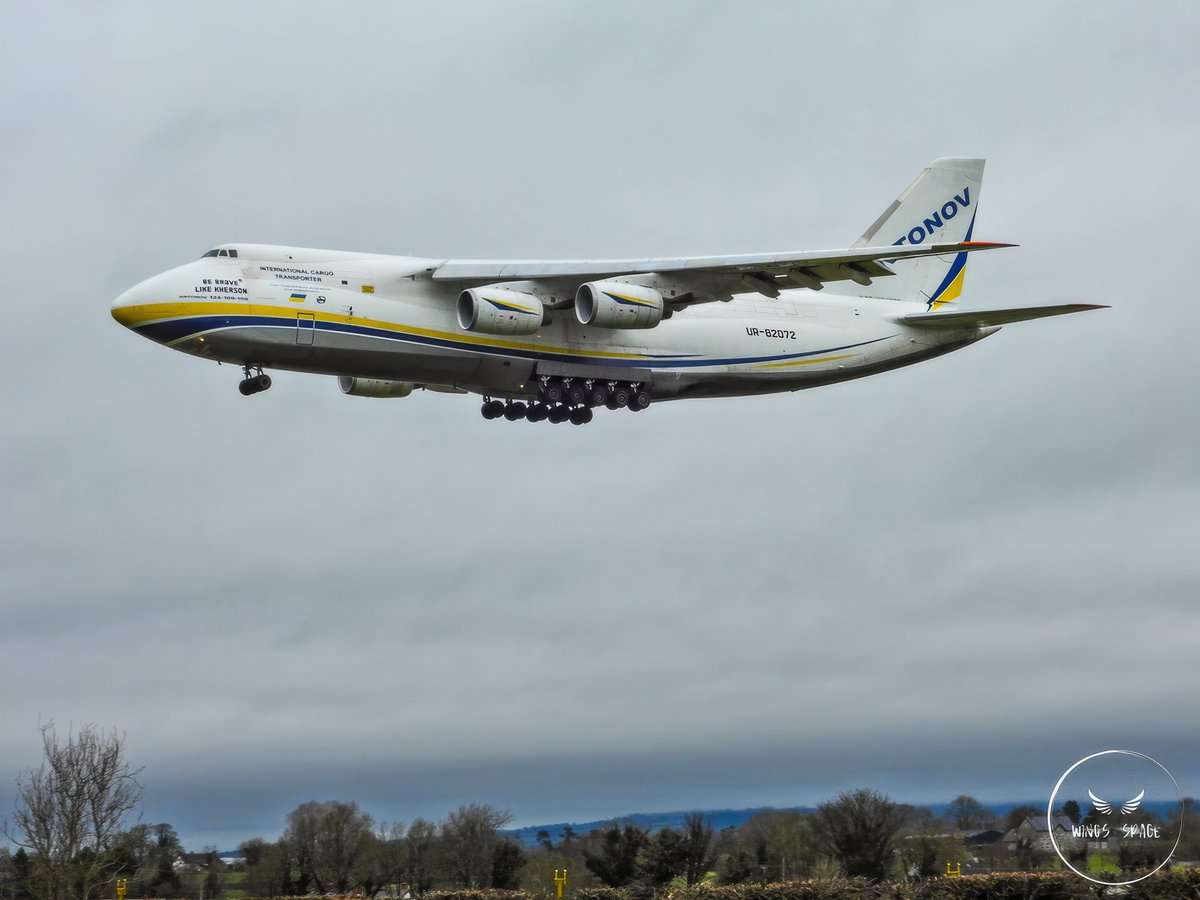 TheSnoopySnoop's tweet photo. #ADB309F Antonov An-124-100 #50801F UR-82072
"Be Brave Like Kherson"
Landing at Belfast today lunchtime
#avgeek #planespotting #nikonphotography @AirlinesAntonov @AntonovCompany #aviationphotography https://t.co/PwrrdxvXWu