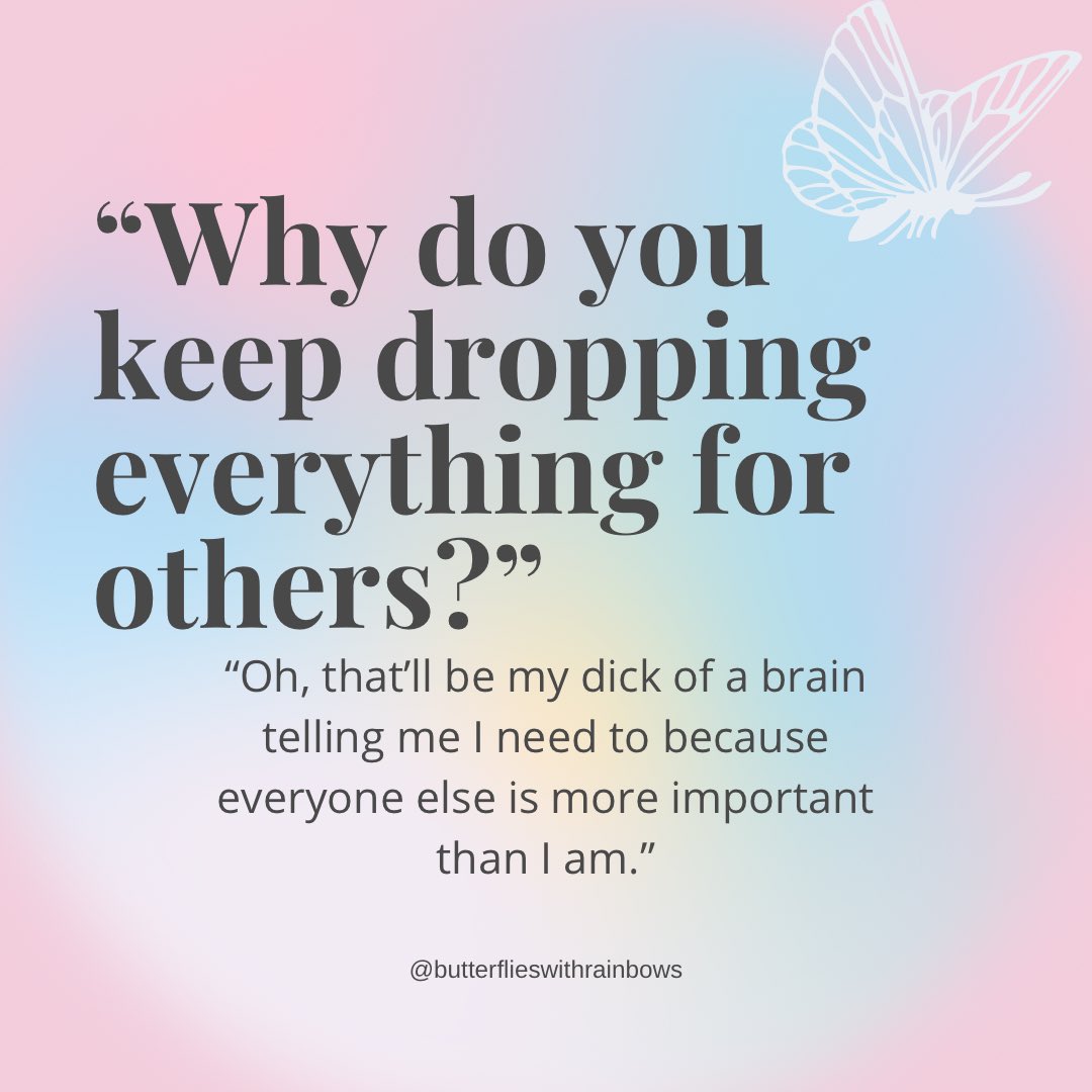 Just a little reminder that it’s ok to put yourself first!  You don’t always have to listen to your brain which is telling you that everyone else is more important. 
#selflove #selfcare #selfconfidence #mindset #mindsetmatters #mentalhealthmatters #mentalhealthawareness #hope