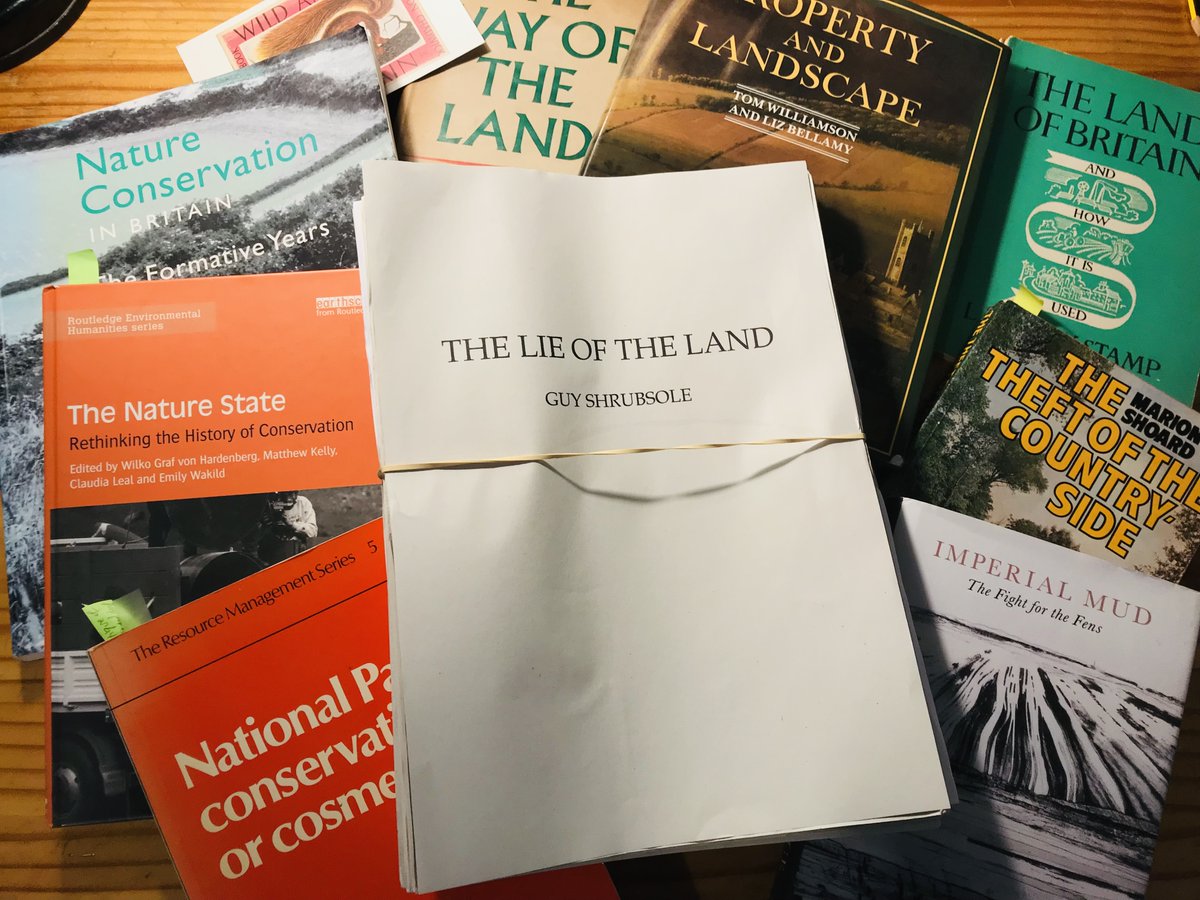 Guy Shrubsole (@guyshrubsole) on Twitter photo Just submitted the draft manuscript for my next book, THE LIE OF THE LAND💥✍️ 🌳
It's an exposé of what the 'custodians of the countryside' have done to nature in Britain
Published by <a href="/WmCollinsBooks/">William Collins Books</a> on 12th Sept this year, you can pre-order copies here: uk.bookshop.org/p/books/the-li… Just submitted the draft manuscript for my next book, THE LIE OF THE LAND💥✍️ 🌳
It's an exposé of what the 'custodians of the countryside' have done to nature in Britain
Published by <a href="/WmCollinsBooks/">William Collins Books</a> on 12th Sept this year, you can pre-order copies here: uk.bookshop.org/p/books/the-li…