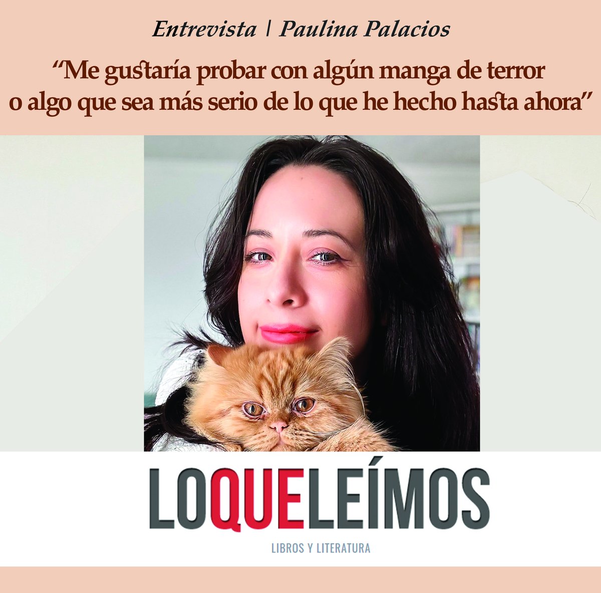 loqueleimos's tweet photo. ¡Hola! Hoy publicamos nuestra entrevista a la reconocida mangaka chilena Paulina Palacios, autora de algunos de los mangas más populares que se producen en Chile, como Mientras Yubooh Duerme, Maestro Gato y Cyrilla y Abdel. 

https://t.co/BIiQllxVPa https://t.co/XCeaXgZ7Yl