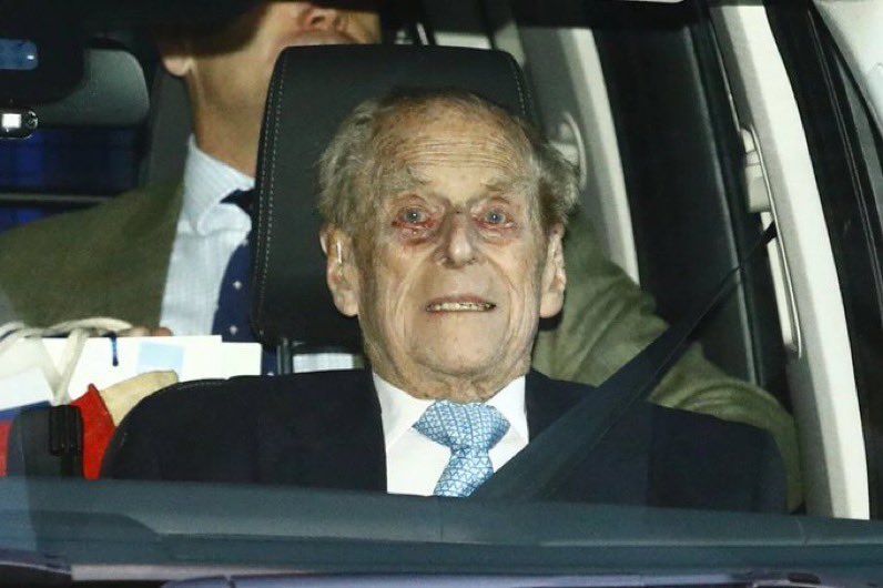 DiscussingFilml's tweet image. HEARTWARMING: Prince Philip pictured on his way to attend Willy’s Chocolate Experience in Glasgow (2024)