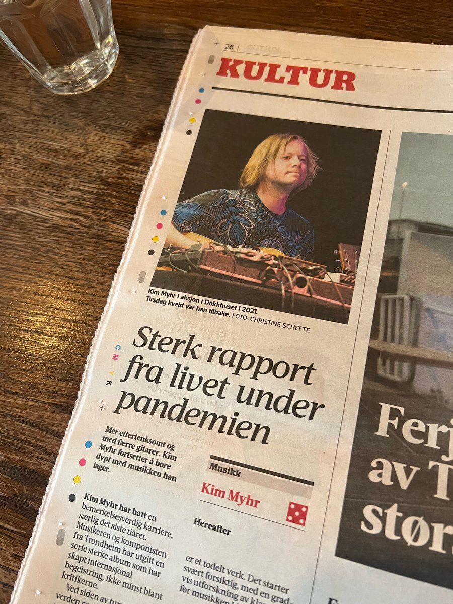 Great review in Adresseavisen today of Kim Myhr & Kitchen Orchestra! Shows tonight Wednesday @dokkhuset and tomorrow @JazzSceneOslo.