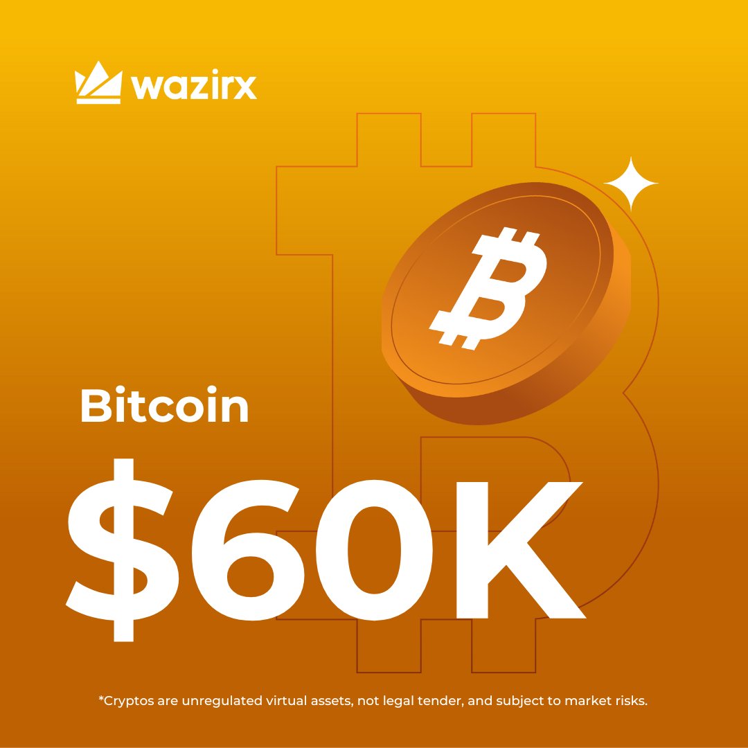 Bitcoin is now $60,000 🚀