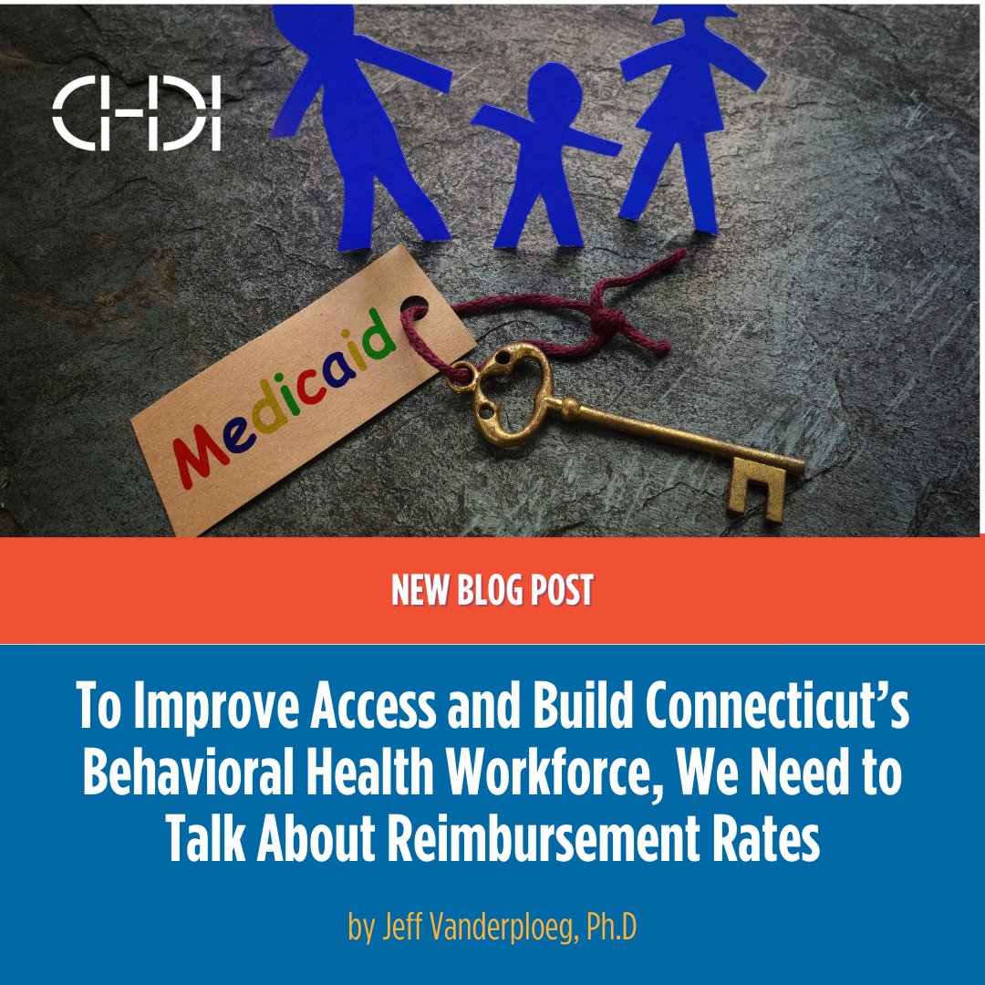On the blog, President &amp; CEO Jeff Vanderploeg shares his takeaways from the state's new #Medicaid rate study and makes the case for why CT urgently needs to address #ReimbursementRates for #BehavioralHealth care: ow.ly/tPl750QIsba

 #CTPolicy #CTLeg #ChildrensMentalHealth