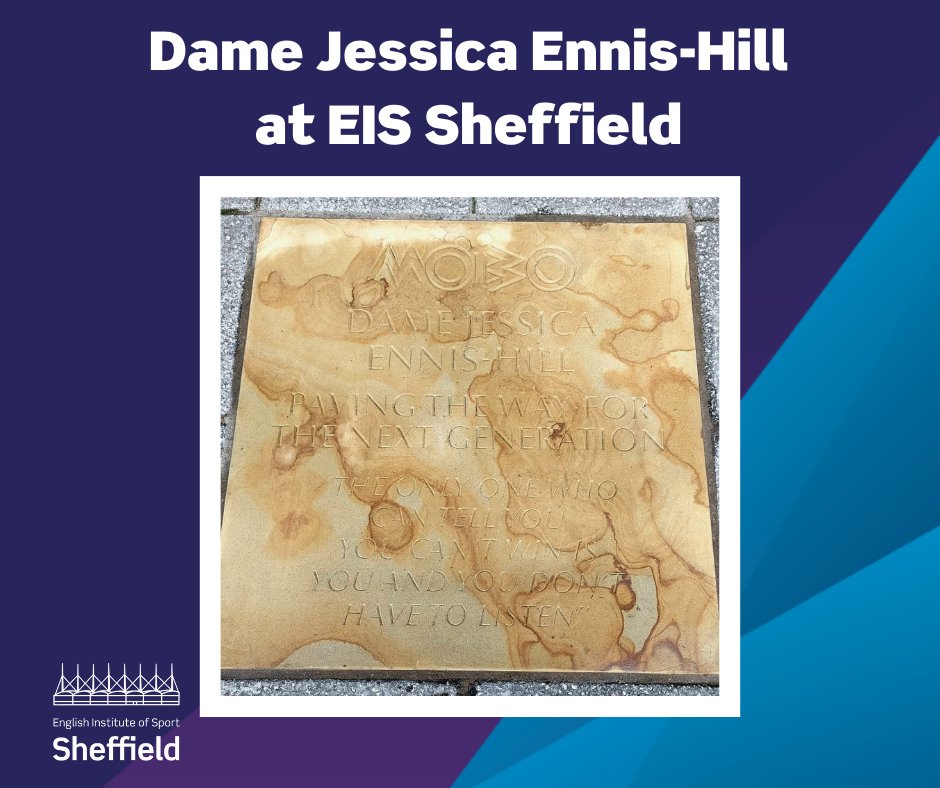 We're delighted to be the home of Dame Jessica Ennis-Hill's MOBO stone. The stone reads a quote from the Dame: 'The only one who can tell you you can’t win is you and you don’t have to listen'. Congratulations @J_Ennis! We’re so proud to be a permanent part of your legacy!