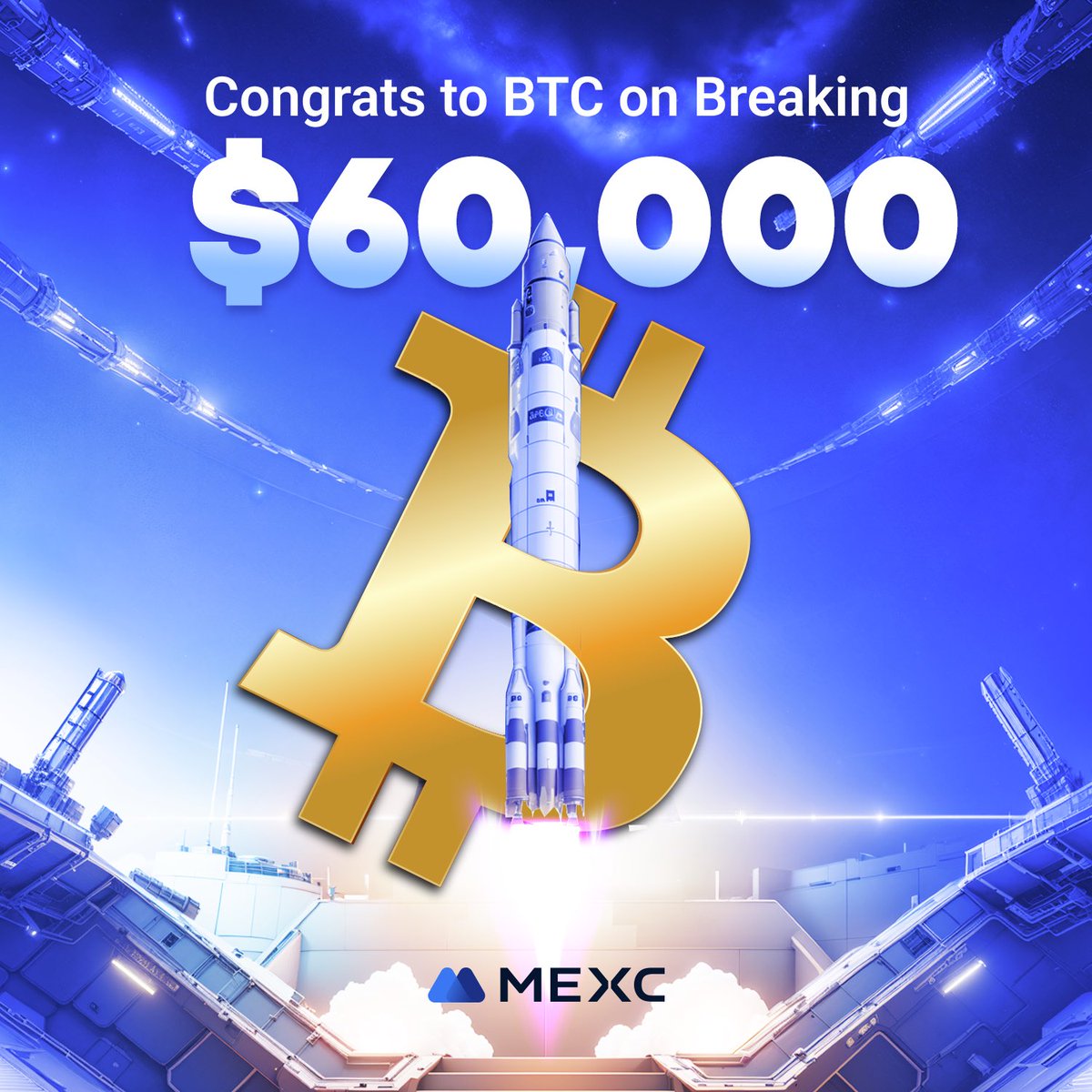 BTC is now above $60,000 🚀 We made it 💪 #Bitcoin