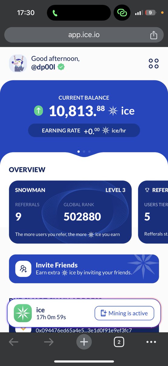D_P00L's tweet photo. @ice_blockchain everyone has zero production? https://t.co/3V0KfwT6NK