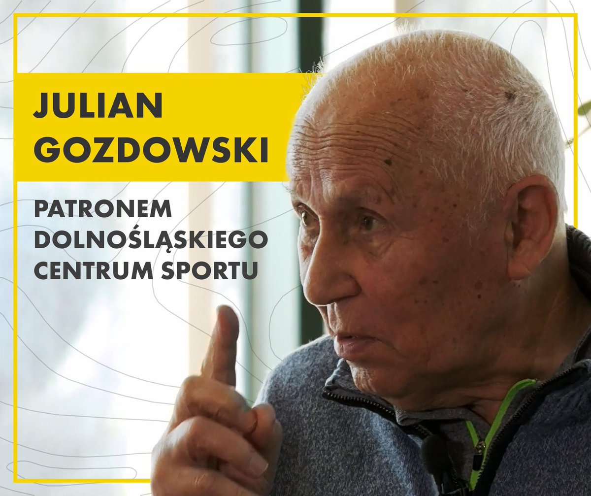 polana_dcs's tweet photo. To będzie wyjątkowy dzień! 🥳

W najbliższą sobotę patronem Dolnośląskiego Centrum Sportu zostanie pan Julian Gozdowski 🤝

Panie Julianie, to dla nas zaszczyt! 

@Dolny_Slask 
@BiegPiastow 
@SzklarskaPoreba 
Ośrodek Kultury i Sztuki Wrocław
@FaktyTVP3 
@TVPHistoria https://t.co/J1Z8mzTIeF