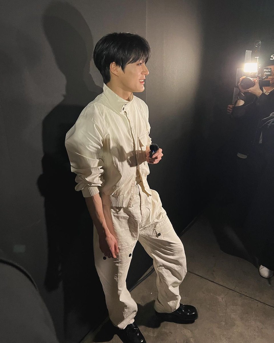 jenmong23's tweet photo. edo ferragamo (grandson of salvatore ferragamo and also a musician) instagram post, he also shared his photo with jeno during fw23 after party 

#FerragamoFW24xJENO https://t.co/BzXeTM9Ieg