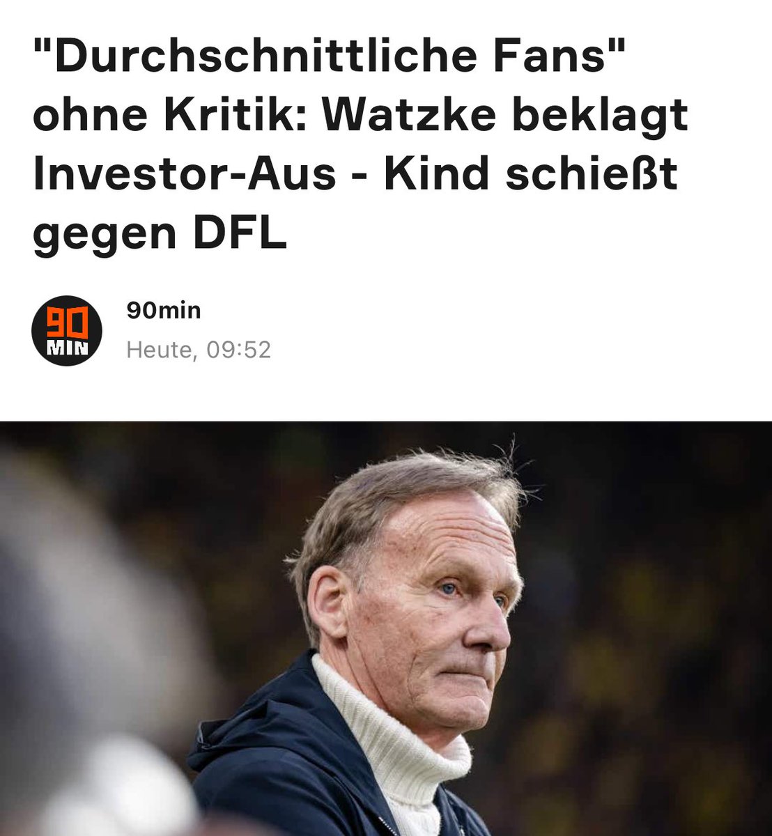 Hier mal ein kurzer Thread für euch zum Thema Aki Watzke