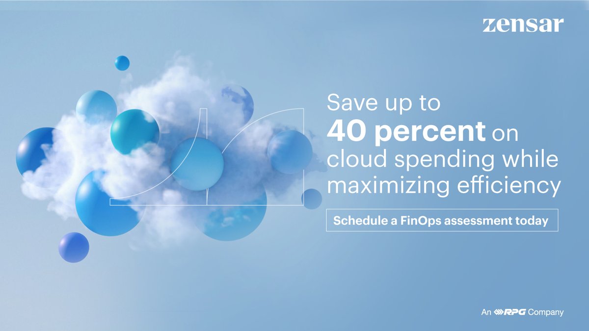 Zensar's tweet image. Discover how to snooze through savings and soar in performance. Let&apos;s float through the clouds and wake up to lower cost! Secure your complimentary FinOps assessment today with our experts @rajat_8, @harshaljawale58, and Swapnil Pradhan - zensar.com/industries/ban… #CostOptmization