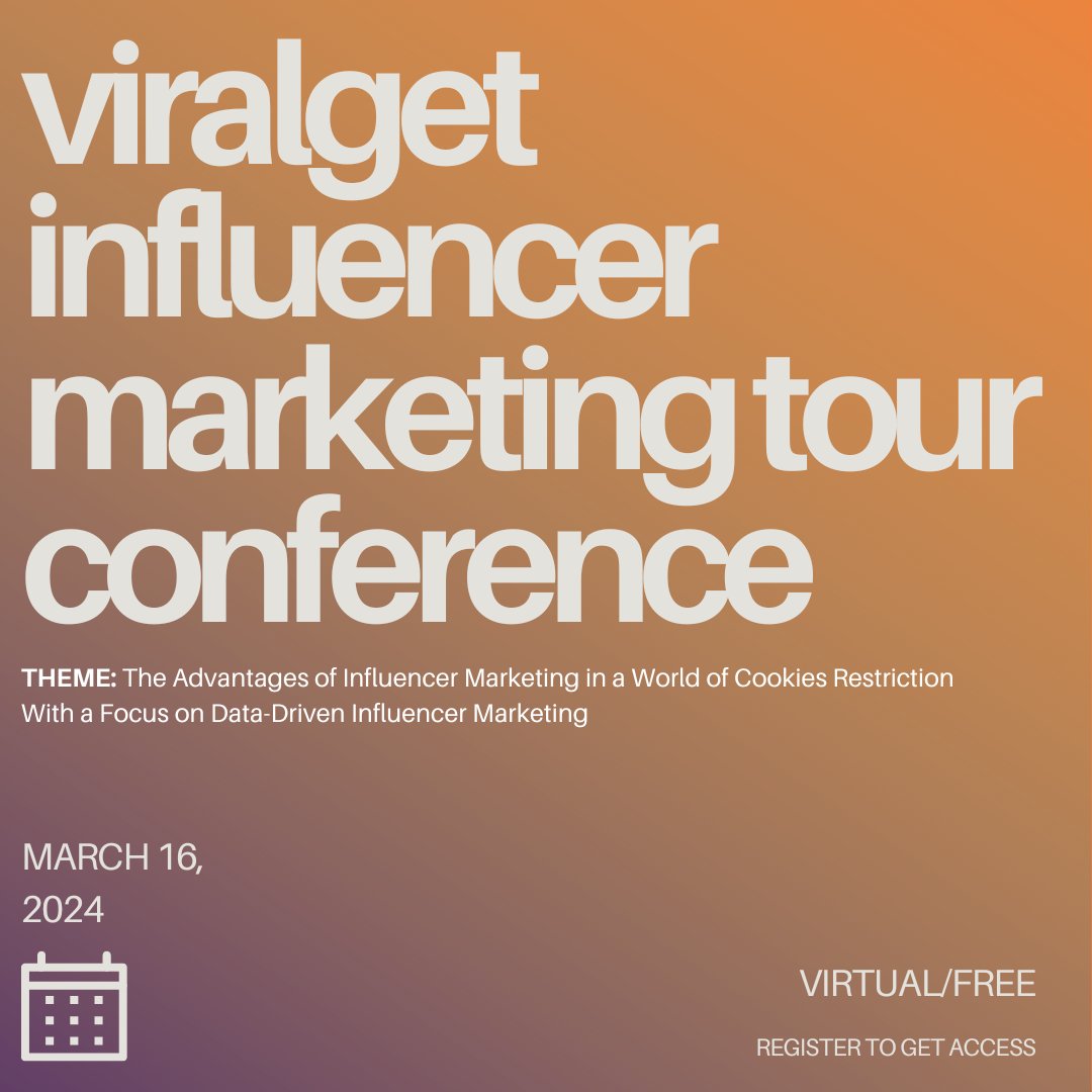 ViralGet_io's tweet photo. Big News Alert! 💥

Dive into the world of influencer marketing with industry experts and influencers sharing invaluable insights. From mastering influencer partnerships to skyrocketing your brand’s reach, and tips on how to up your game as an influencer. https://t.co/JdFVvbgEut