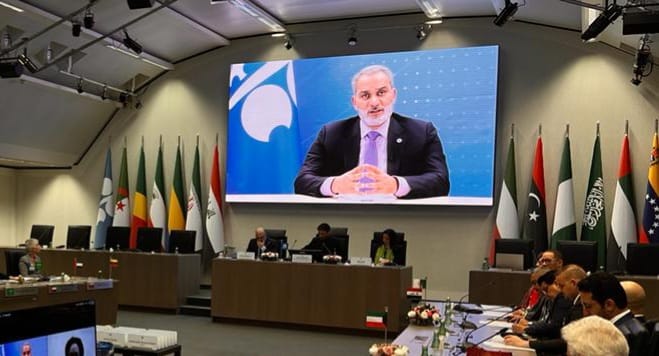 OPECSecretariat's tweet photo. Over the course of the next two days, OPEC is hosting its inaugural Media and PR Workshop at the OPEC Secretariat in Vienna, Austria. It is attended by representatives of all OPEC Member Countries.

In a pre-recorded video message, HE Haitham Al Ghais, Secretary General of OPEC, highlighted that the Workshop serves as an excellent opportunity for media professionals from OPEC Member Countries to sit together and exchange views and knowledge and share best practices on approaches to public relations and the media with respect to OPEC and the industry at large.

“Public relations and communications have become more important than ever to our industry,” HE Al Ghais noted.
