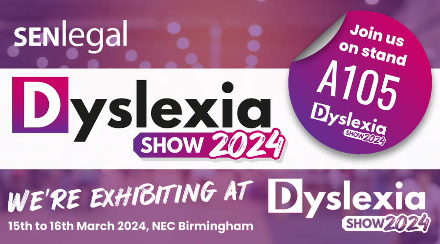 With just over 2 weeks to go until @dyslexiashowuk Hayley Mason-Seager and Ricard Nettleton will be at stand A105, to answer any questions you may have. Hayley will be delivering talks on both Friday and Saturday at 13:30 in the Workshop Theatre. #KnowYourRights