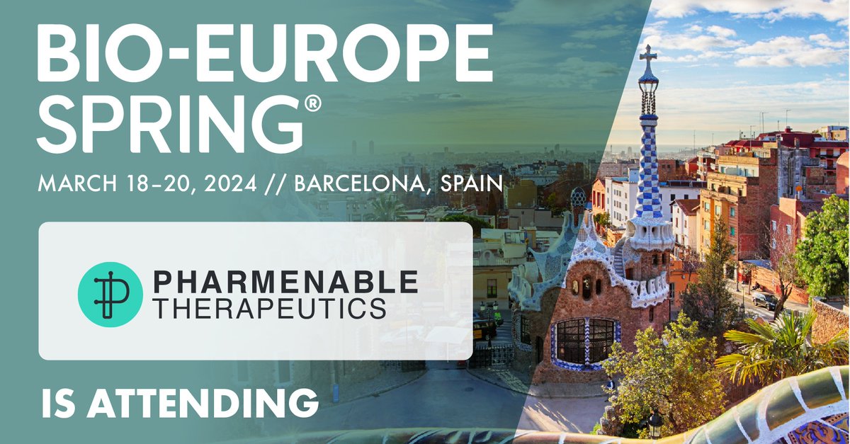 Our CBO Dr Jelena Aleksic is looking forward to attending BIO-Europe Spring next month. Reach out via the partnering platform to find out how we are reimagining small molecule therapeutics through AI.

We hope to see you there! informaconnect.com/bioeurope-spri…

#BIOEuropeSpring