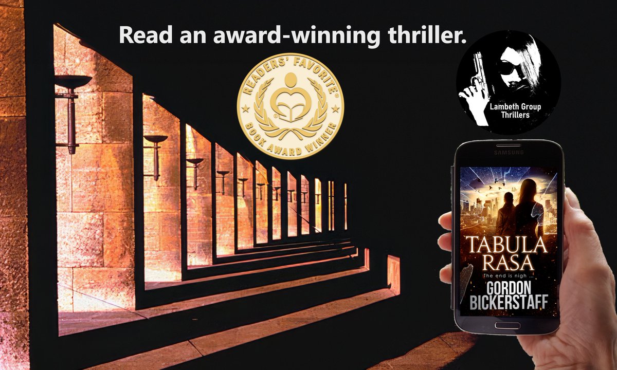 Richly deserved! Readers' Favorite award Tabula Rasa a GOLD medal. Rating: 18+
readersfavorite.com/book-review/ta… … …
Amazon amzn.to/3RMHitF #AwardWinningThriller #ASMSG #BookBoost #Bookblast