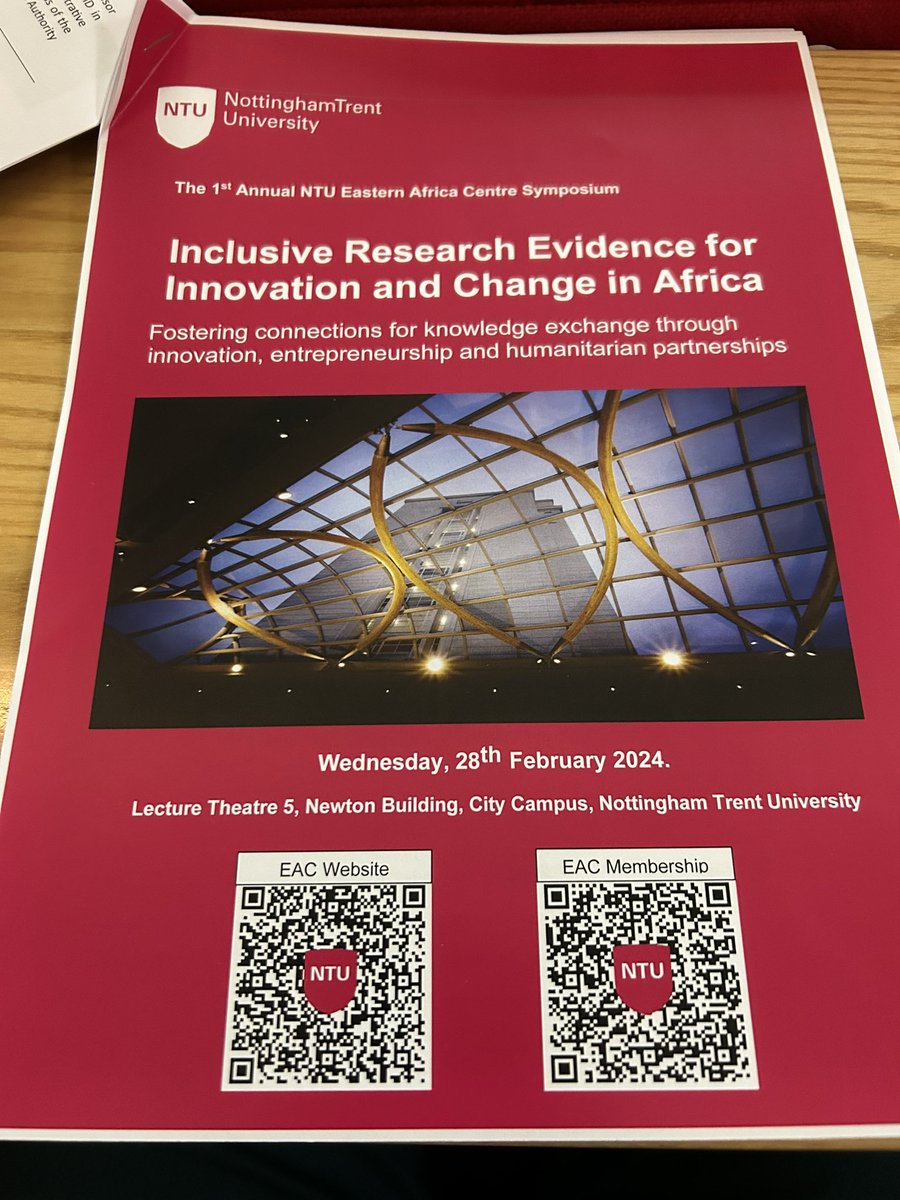 Dr Simon Cauvain (@simoncauvain) on Twitter photo This symposium has just started here at <a href="/EAC_NTU/">NTU Eastern Africa Centre (EAC)</a> <a href="/ntu_research/">NTU Research</a> <a href="/NottmTrentUni/">Nottingham Trent University</a> Celebrating innovation, entrepreneurship and humanitarian partnerships. <a href="/NTUSocSciences/">NTU School of Social Sciences</a> This symposium has just started here at <a href="/EAC_NTU/">NTU Eastern Africa Centre (EAC)</a> <a href="/ntu_research/">NTU Research</a> <a href="/NottmTrentUni/">Nottingham Trent University</a> Celebrating innovation, entrepreneurship and humanitarian partnerships. <a href="/NTUSocSciences/">NTU School of Social Sciences</a>
