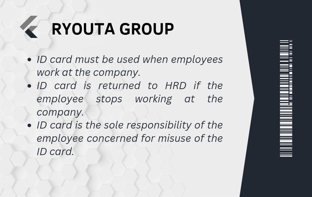 onyourbryn's tweet photo. ID card Agam as employees at Ryouta Group https://t.co/RZJgCKdtEr